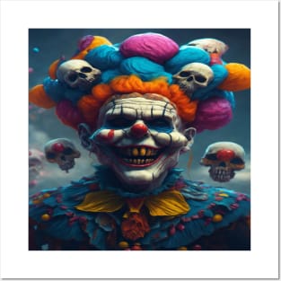 killer clown Posters and Art